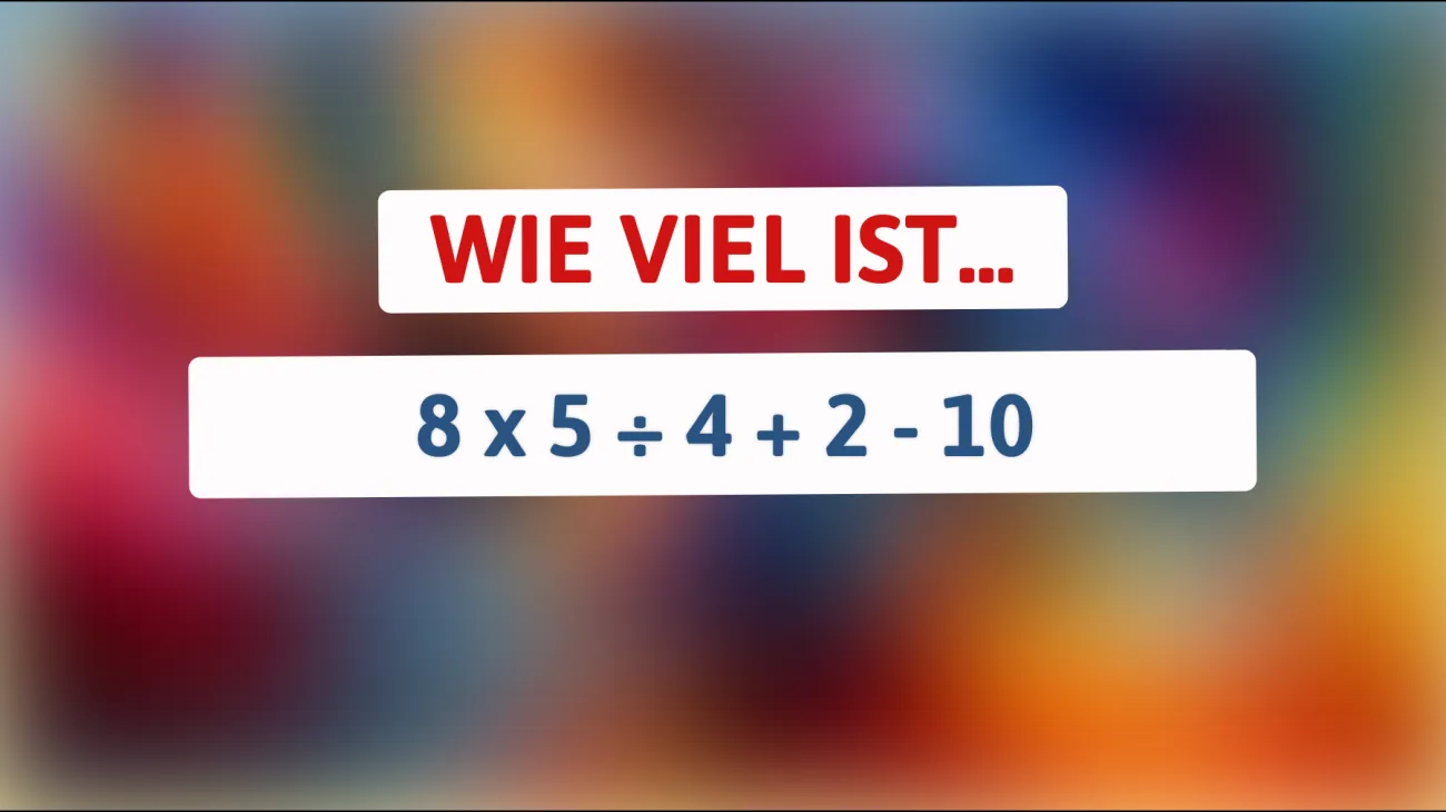 Nur 1% der Menschen lösen dieses Mathe-Rätsel: Schaffst du es auch?"